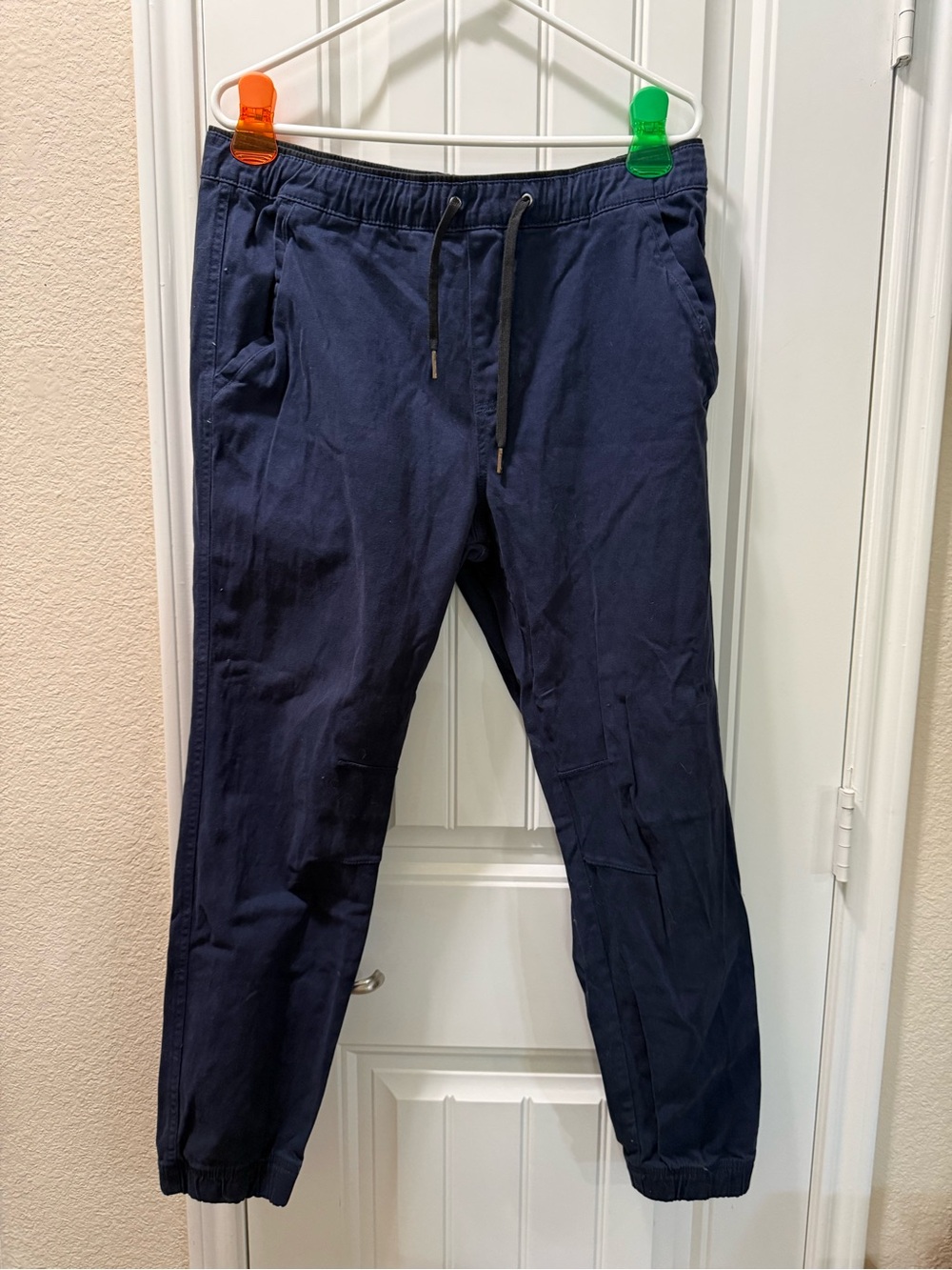 Plugg Men's Navy Drawstring Jogger Pants